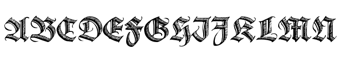 Deutsche Zierschrift Font UPPERCASE