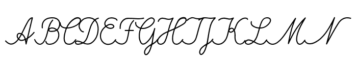 DeutscheNormalschrift-Italic Font UPPERCASE