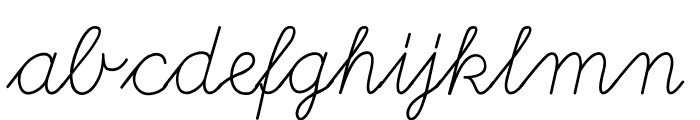 DeutscheNormalschrift Font LOWERCASE