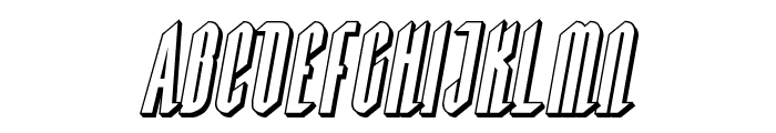Devil Summoner 3D Italic Font UPPERCASE