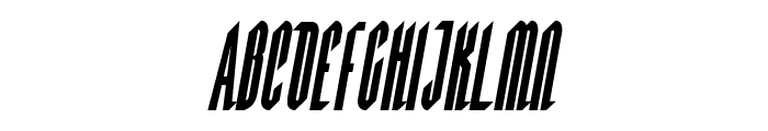 Devil Summoner Condensed Italic Font UPPERCASE
