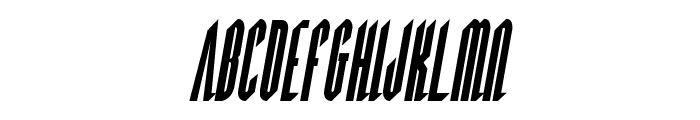 Devil Summoner Condensed Italic Font LOWERCASE