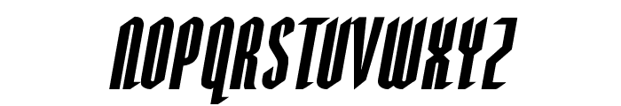 Devil Summoner Expanded Italic Font LOWERCASE