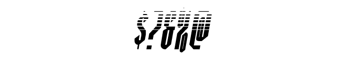 Devil Summoner Halftone Italic Font OTHER CHARS