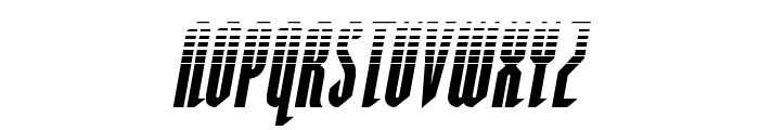 Devil Summoner Halftone Italic Font LOWERCASE