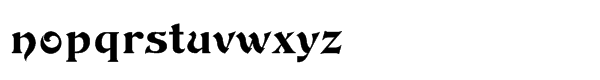 Devinne™ Std Regular Font LOWERCASE