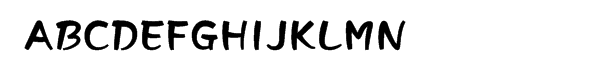 DF Ru Lei A W 9 Japanese Font UPPERCASE