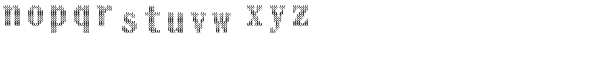 DF-Zzzz Font LOWERCASE