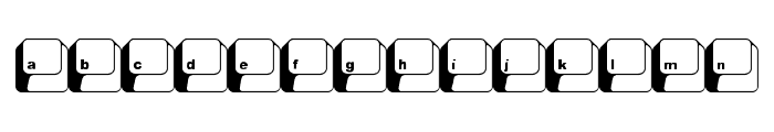 DH GENTRY [SIDE-B] Font LOWERCASE