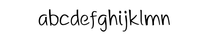 DHF A Great Happiness Font LOWERCASE