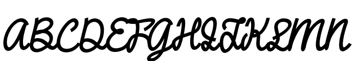 DHF Broffont Script Italic Font UPPERCASE