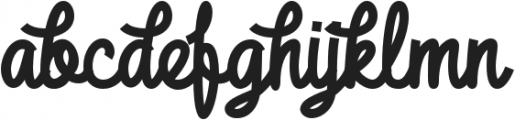 DHF Broffont Script otf (400) Font LOWERCASE