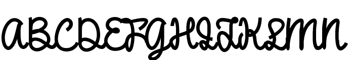 DHF Broffont Script Font UPPERCASE