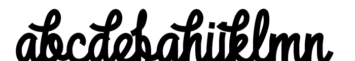 DHF Broffont Script Font LOWERCASE