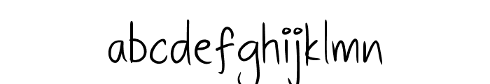 DHFQuinta'sDiary Font LOWERCASE