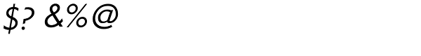 DHSans-Light Oblique Font OTHER CHARS