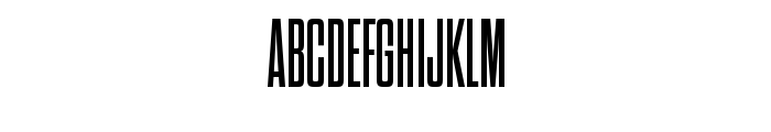 Dharma Gothic Condensed Bold Font UPPERCASE