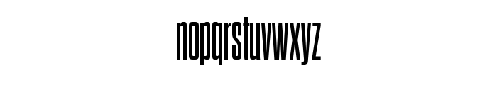 Dharma Gothic Condensed Bold Font LOWERCASE