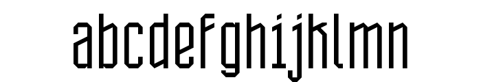 Dhuwur Regular Font LOWERCASE