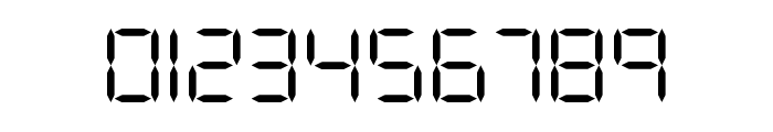 DIGIT LCD Regular Font OTHER CHARS