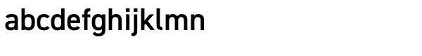 DIN 2014 Demi Font LOWERCASE