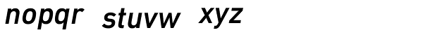 DIN Next Std Cyrillic Medium Italic Font LOWERCASE