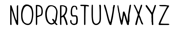 DINSKI CASUAL CONDENSED Font LOWERCASE