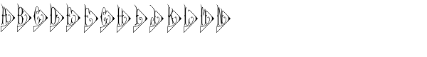 Diamant Monogram (250 Impressions) Font LOWERCASE