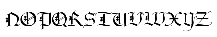 Diamond Gothic Font UPPERCASE