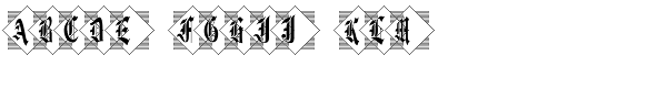 Diamond Monogram-Two Characters Font LOWERCASE