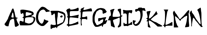 DiamondScript Font UPPERCASE