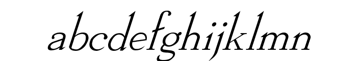 Dickens Italic Font LOWERCASE