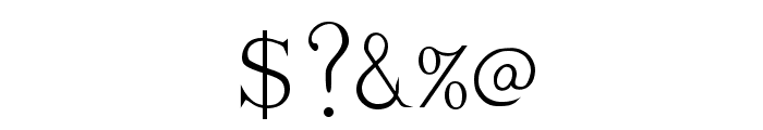 Dickens Regular Font OTHER CHARS