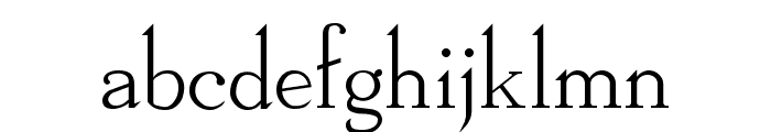 Dickens Regular Font LOWERCASE