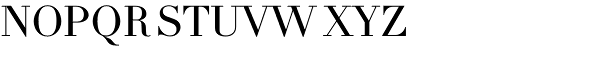 Didot LP  Regular Font UPPERCASE
