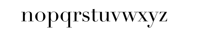 Didot Std Roman Font LOWERCASE