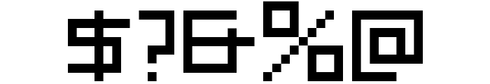 Digit Square Regular Font OTHER CHARS