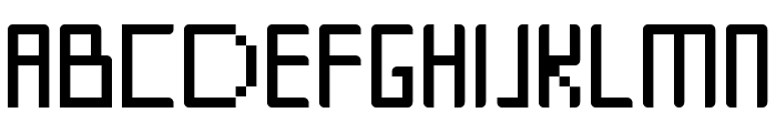 Digit Square Regular Font UPPERCASE
