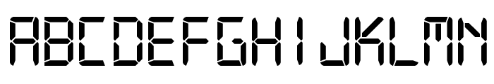 Digital-7 Mono Font LOWERCASE
