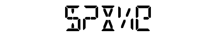 Digital Counter 7 Font OTHER CHARS