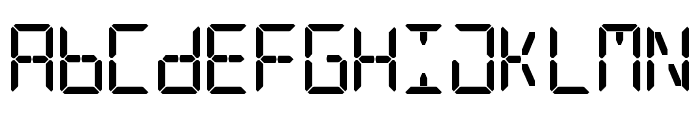 Digital Counter 7 Font LOWERCASE