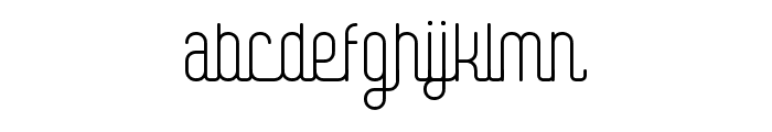 Digital Kauno fenotype Font LOWERCASE