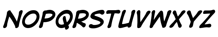 DigitalStrip BB Bold Italic Font LOWERCASE