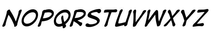 DigitalStrip-Italic Font LOWERCASE