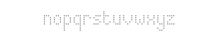 Digitaled Regular Font LOWERCASE