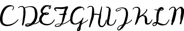 Digory Doodles Font UPPERCASE