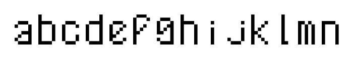 Dilithium Pixels NBP Regular Font LOWERCASE