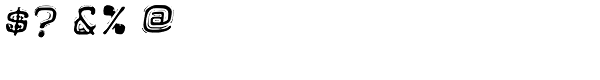 DimeOtype Oblique Font OTHER CHARS