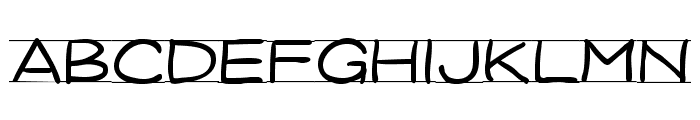 Dimension-Regular Font UPPERCASE