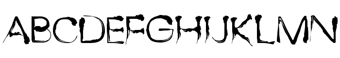 Dingy Bird Font UPPERCASE